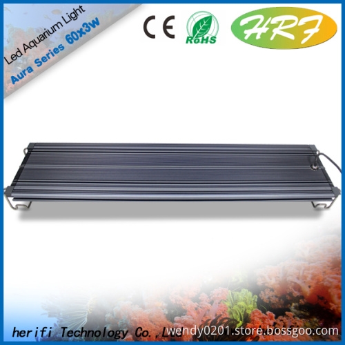 Waterproof LED aquarium light with double switches
